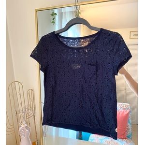Hollister lace top